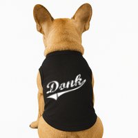 Donk Poker Player Retro Distressed Style Doggie Tank