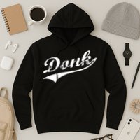 Donk Poker Player Retro Distressed Style Hoodie