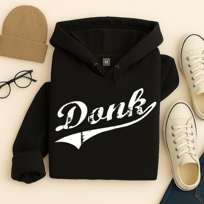 Donk Poker Player Retro Distressed Style Hoodie