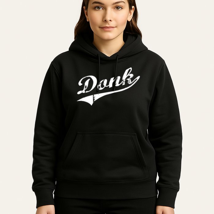 Donk Poker Player Retro Distressed Style Hoodie
