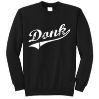 Donk Poker Player Retro Distressed Style Sweatshirt