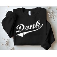 Donk Poker Player Retro Distressed Style Sweatshirt
