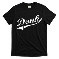 Donk Poker Player Retro Distressed Style T-Shirt