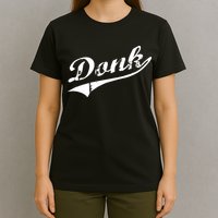 Donk Poker Player Retro Distressed Style T-Shirt