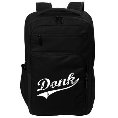 Donk Poker Player Retro Distressed Style Impact Tech Backpack