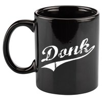 Donk Poker Player Retro Distressed Style 11oz C Handle Ceramic Mug