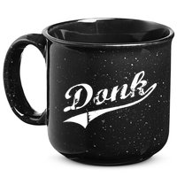 Donk Poker Player Retro Distressed Style 15oz Campfire Ceramic Mug