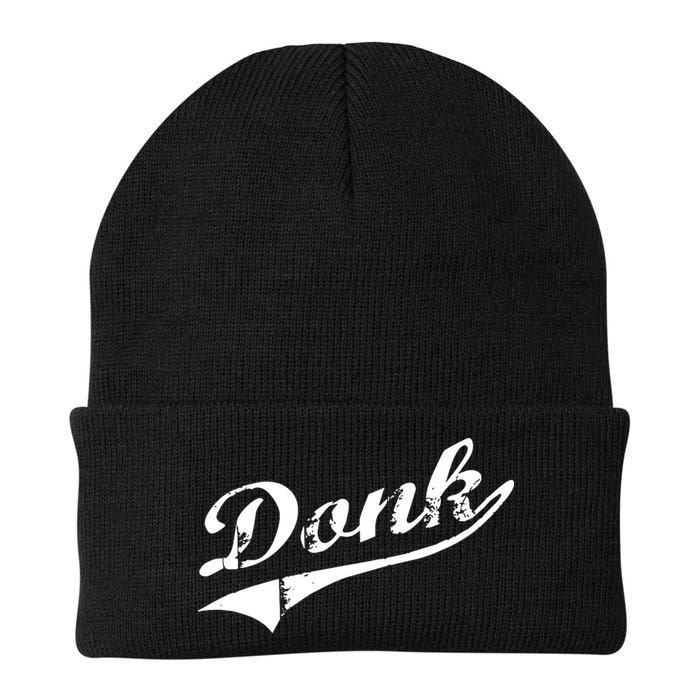 Donk Poker Player Retro Distressed Style Beanie