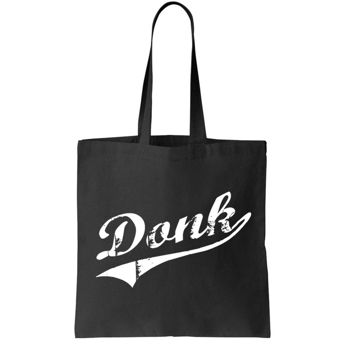Donk Poker Player Retro Distressed Style Bag