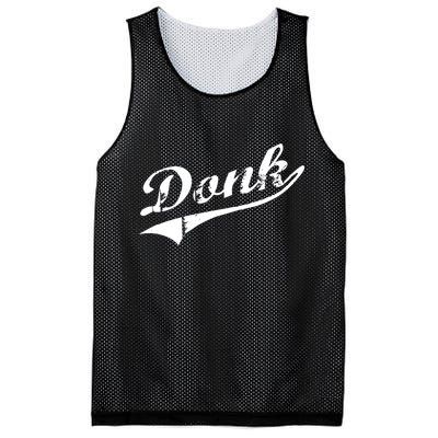 Donk Poker Player Retro Distressed Style Mesh Reversible Basketball Jersey Tank
