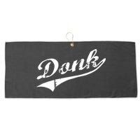 Donk Poker Player Retro Distressed Style Large Microfiber Waffle Golf Towel