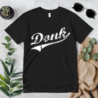 Donk Poker Player Retro Distressed Style Premium T-Shirt