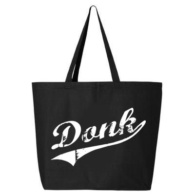 Donk Poker Player Retro Distressed Style 25L Jumbo Tote