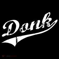 Donk Poker Player Retro Distressed Style Womens Tank Top