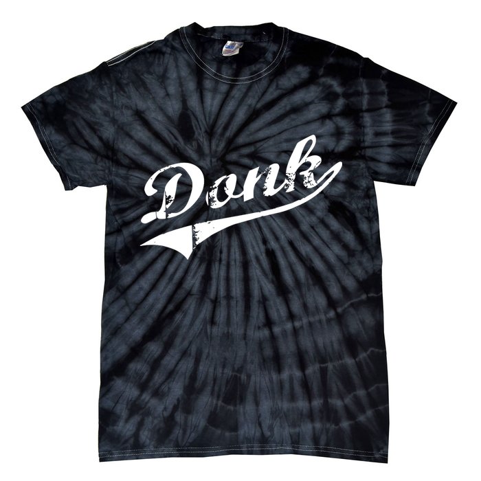 Donk Poker Player Retro Distressed Style Tie-Dye T-Shirt