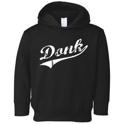 Donk Poker Player Retro Distressed Style Toddler Hoodie