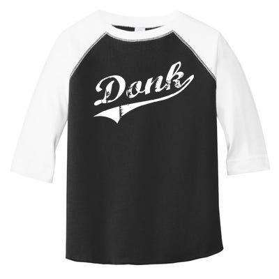 Donk Poker Player Retro Distressed Style Toddler Fine Jersey T-Shirt
