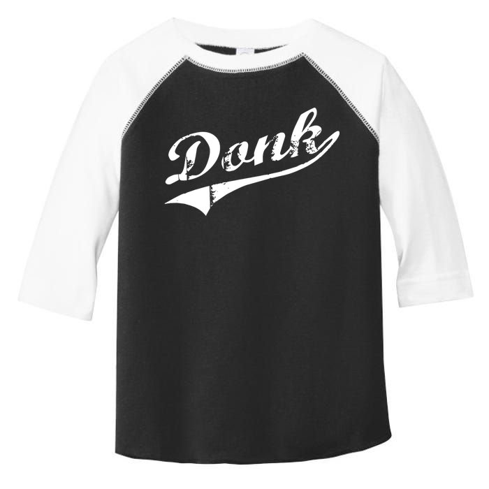 Donk Poker Player Retro Distressed Style Toddler Fine Jersey T-Shirt