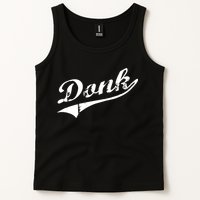 Donk Poker Player Retro Distressed Style Tank Top