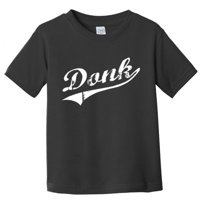 Donk Poker Player Retro Distressed Style Toddler T-Shirt
