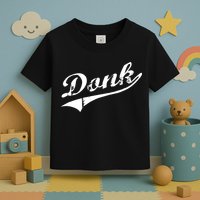 Donk Poker Player Retro Distressed Style Toddler T-Shirt