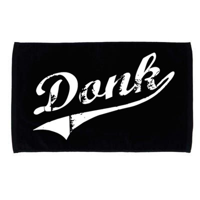 Donk Poker Player Retro Distressed Style Microfiber Hand Towel