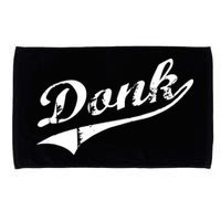 Donk Poker Player Retro Distressed Style Microfiber Hand Towel