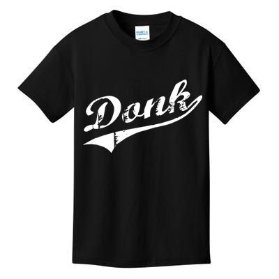 Donk Poker Player Retro Distressed Style Kids T-Shirt