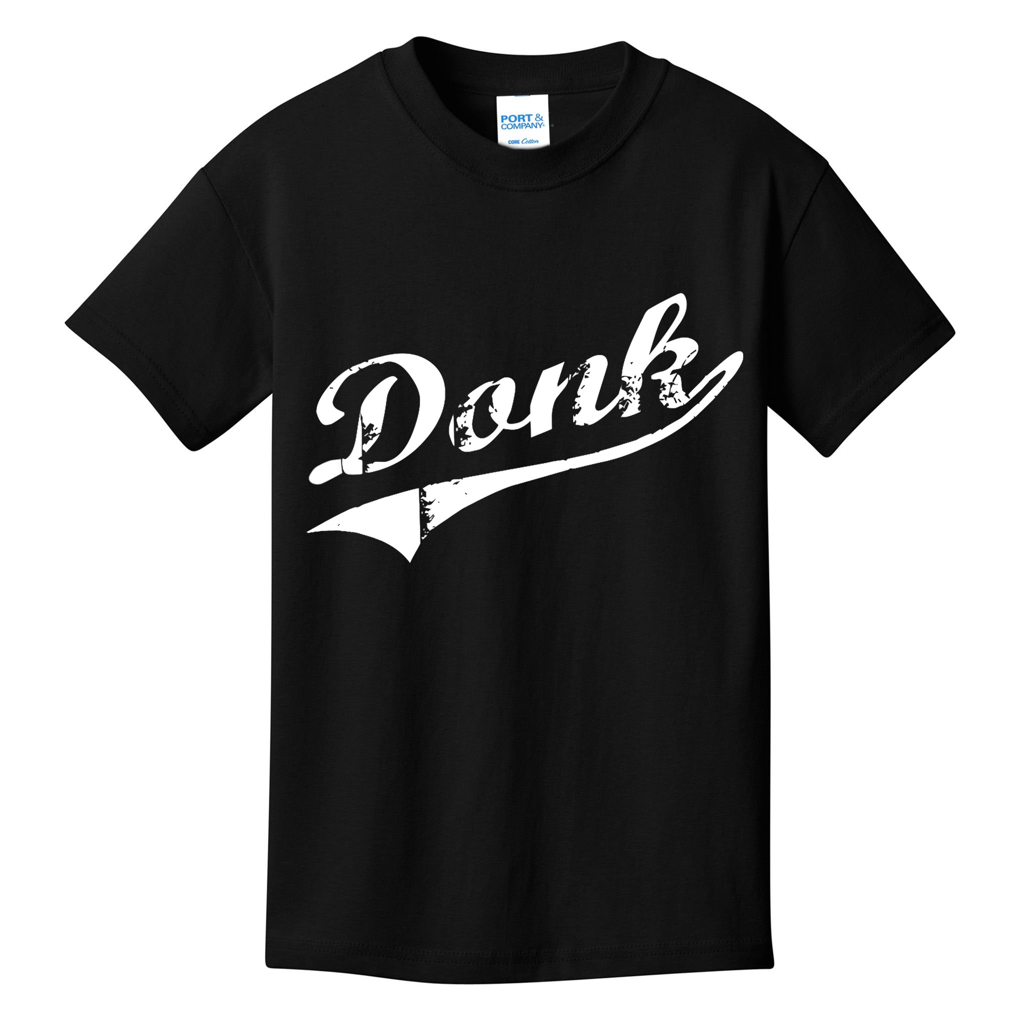 Donk Poker Player Retro Distressed Style Kids T-Shirt