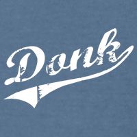 Donk Poker Player Retro Distressed Style Garment-Dyed Sweatshirt