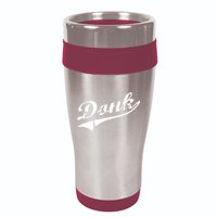Donk Poker Player Retro Distressed Style 16oz Travel Tumbler