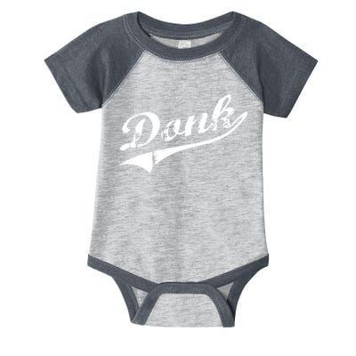 Donk Poker Player Retro Distressed Style Infant Baby Jersey Bodysuit