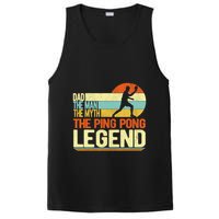Dad Ping Pong Player Paddle Ball Ping Pong Legend Retro PosiCharge Competitor Tank