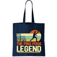Dad Ping Pong Player Paddle Ball Ping Pong Legend Retro Bag
