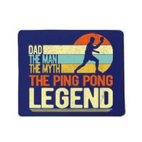 Dad Ping Pong Player Paddle Ball Ping Pong Legend Retro Mousepad