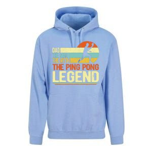 Dad Ping Pong Player Paddle Ball Ping Pong Legend Retro Unisex Surf Hoodie