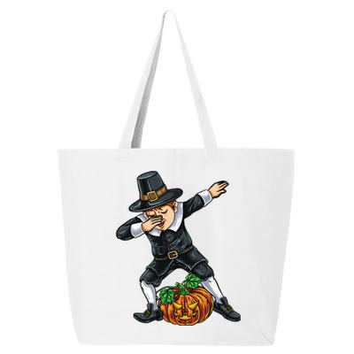 Dabbing Pilgrim Pumpkin Thanksgiving Cool Gift 25L Jumbo Tote