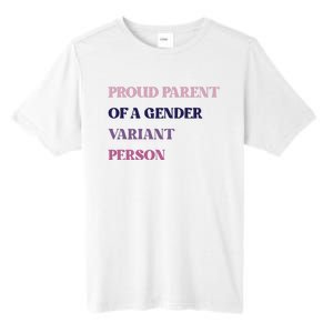 Drunkenmantis Proud Parent Of A Gender Variant Person Tall Fusion ChromaSoft Performance T-Shirt