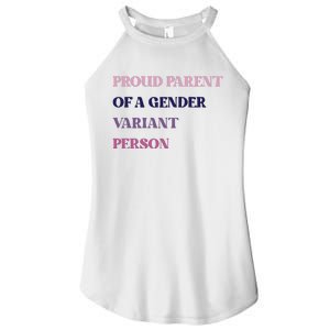 Drunkenmantis Proud Parent Of A Gender Variant Person Women's Perfect Tri Rocker Tank