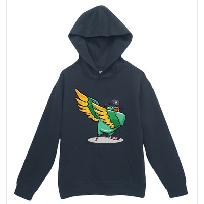 Dabbing Pirate Parrot Gift Illustration Bird Lovers Urban Pullover Hoodie