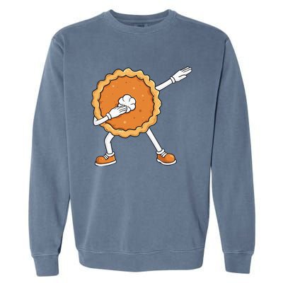 Dabbing Pumpkin Pie Thanksgiving Day Funny  Dab  Garment-Dyed Sweatshirt