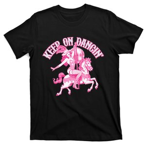 Disco Party Pony Club Keep On Dancing Cowgirl Western T-Shirt