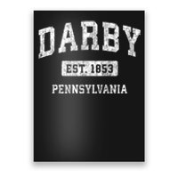 Darby Pennsylvania Pa Vintage Established Sports Design Poster