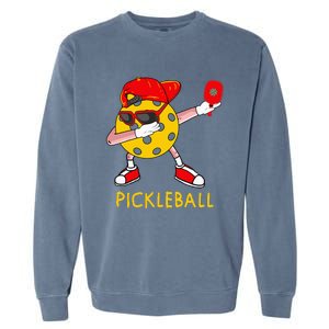 Dabbing Pickleball Player Funny Hip Hop Paddleball Lover Garment-Dyed Sweatshirt