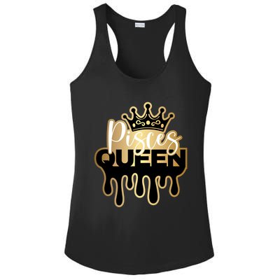 Dripping Pisces Queen Zodiac Meaningful Gift Ladies PosiCharge Competitor Racerback Tank