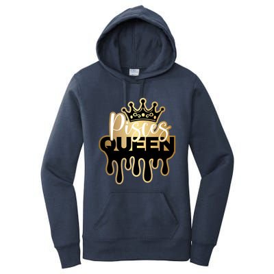 Dripping Pisces Queen Zodiac Meaningful Gift Women's Pullover Hoodie