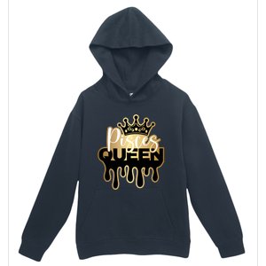 Dripping Pisces Queen Zodiac Meaningful Gift Urban Pullover Hoodie