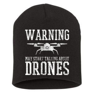 Drone Pilot Quadrocopter Flying Gift Short Acrylic Beanie