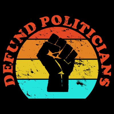 Defund Politicians Retro T-Shirt