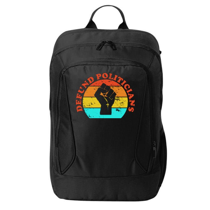 Defund Politicians Retro City Backpack